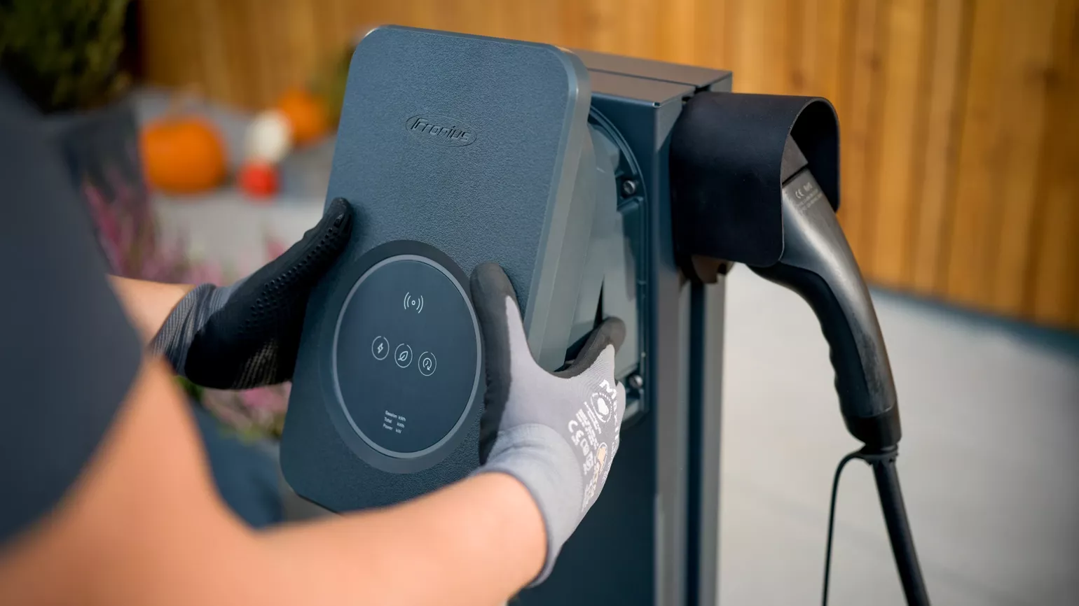 EV charging station installed by I.ON