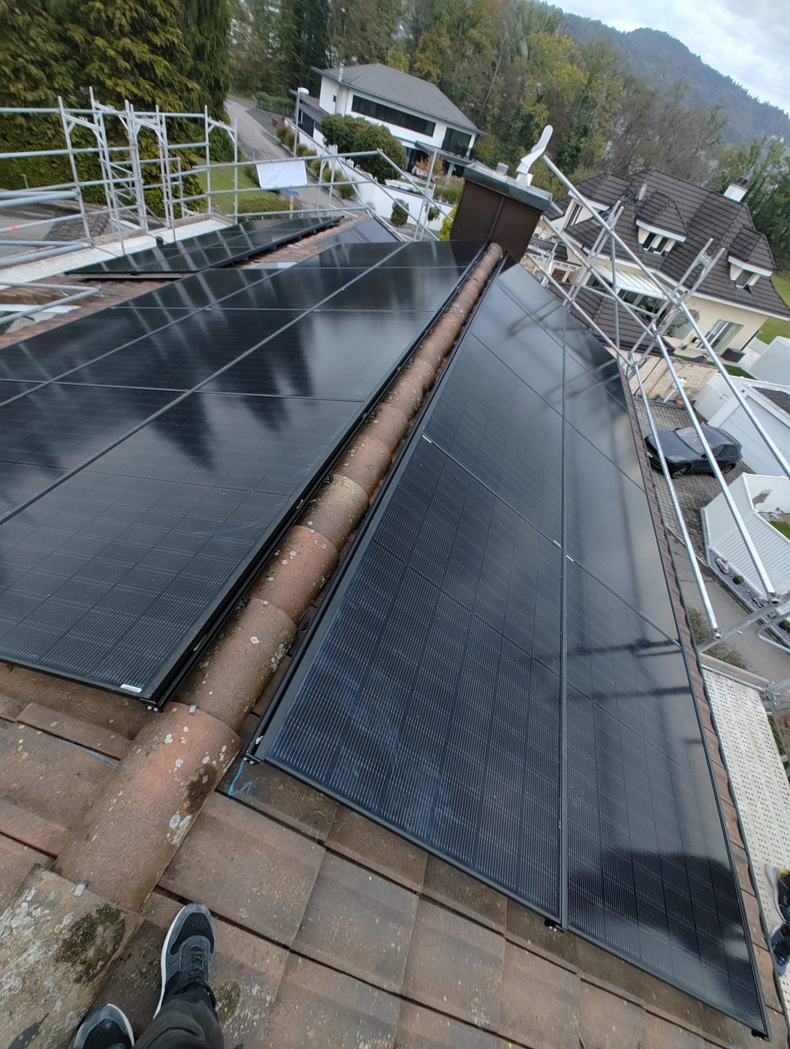 Photovoltaikanlage mit Batteriespeicher in Mülligen, Aargau